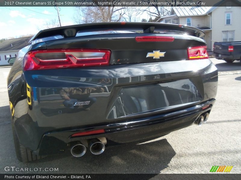 Nightfall Gray Metallic / 50th Anniversary Jet Black/Dark Gray 2017 Chevrolet Camaro SS Coupe 50th Anniversary