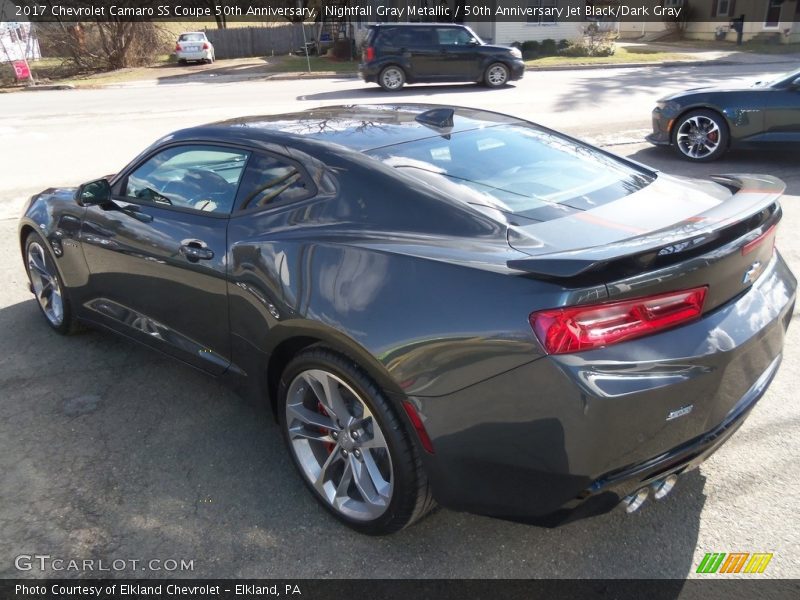 Nightfall Gray Metallic / 50th Anniversary Jet Black/Dark Gray 2017 Chevrolet Camaro SS Coupe 50th Anniversary