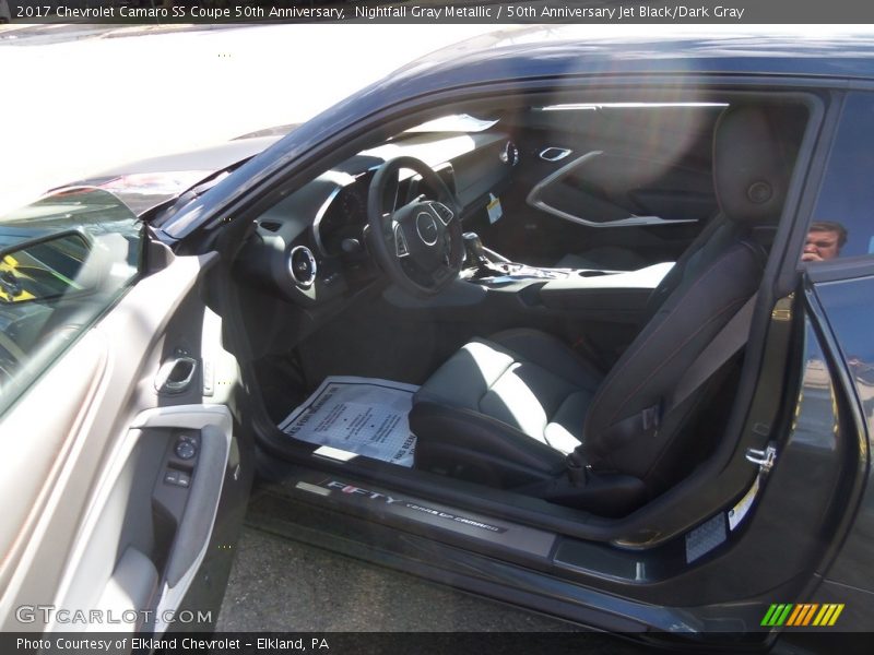 Nightfall Gray Metallic / 50th Anniversary Jet Black/Dark Gray 2017 Chevrolet Camaro SS Coupe 50th Anniversary