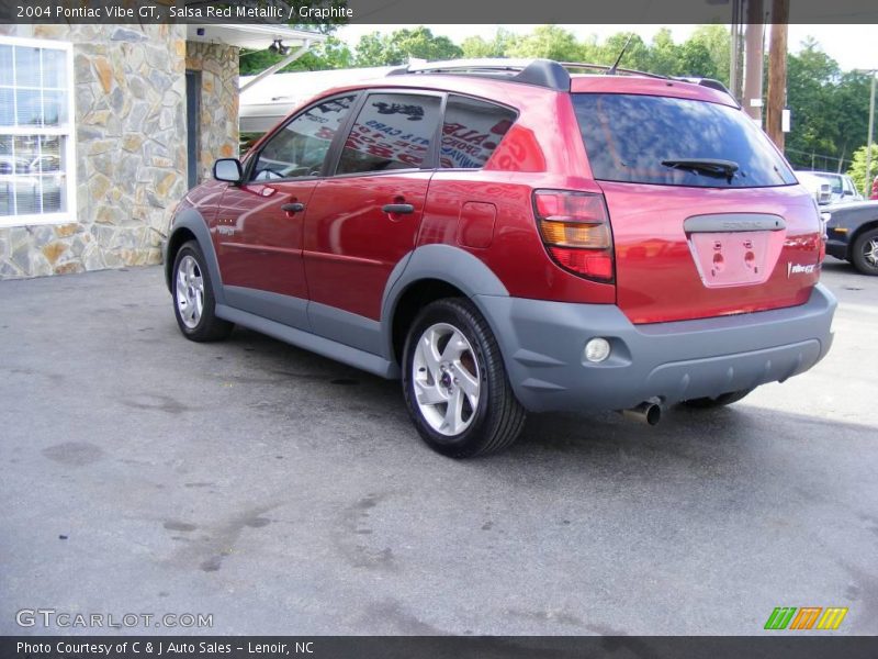 Salsa Red Metallic / Graphite 2004 Pontiac Vibe GT