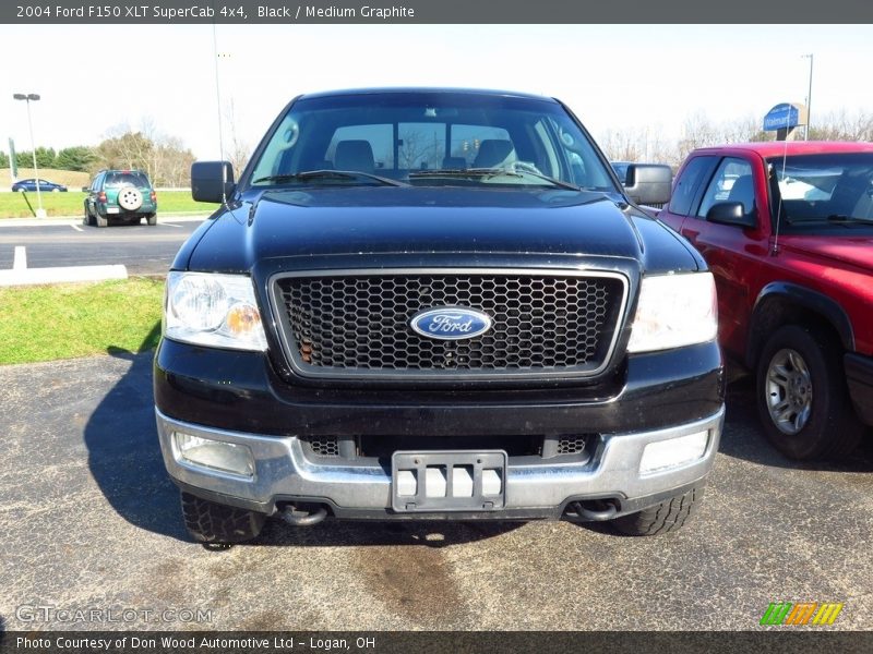 Black / Medium Graphite 2004 Ford F150 XLT SuperCab 4x4