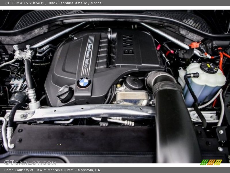 Black Sapphire Metallic / Mocha 2017 BMW X5 xDrive35i