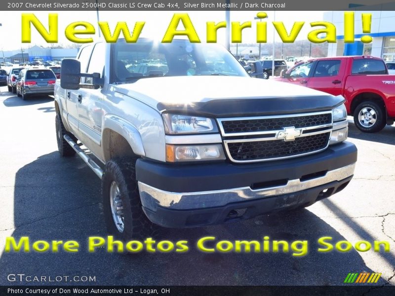 Silver Birch Metallic / Dark Charcoal 2007 Chevrolet Silverado 2500HD Classic LS Crew Cab 4x4