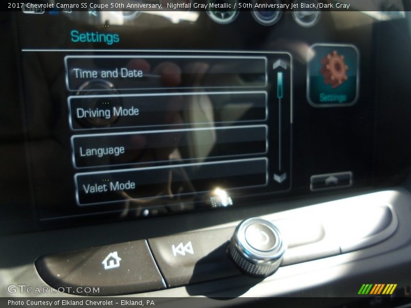 Nightfall Gray Metallic / 50th Anniversary Jet Black/Dark Gray 2017 Chevrolet Camaro SS Coupe 50th Anniversary
