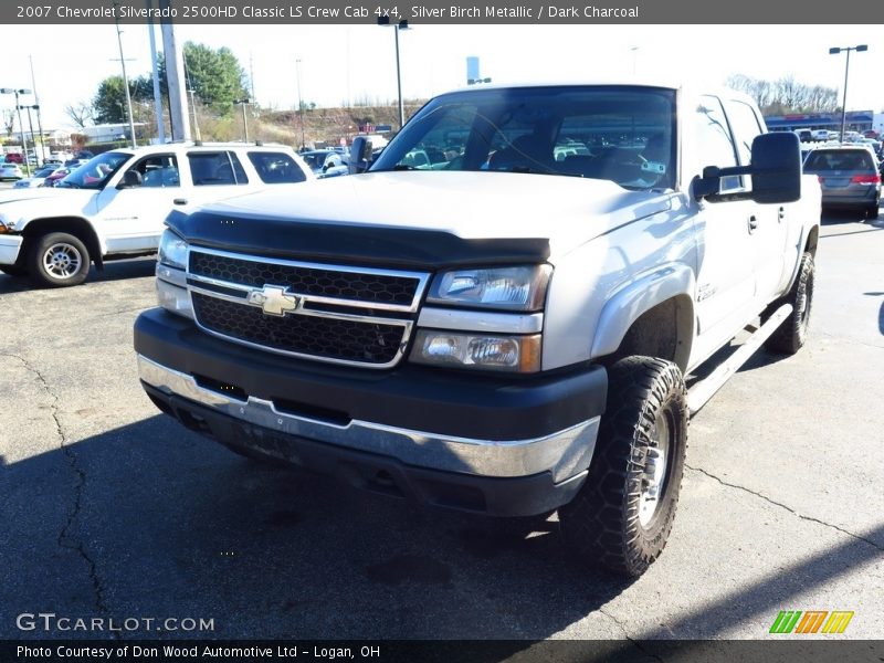Silver Birch Metallic / Dark Charcoal 2007 Chevrolet Silverado 2500HD Classic LS Crew Cab 4x4