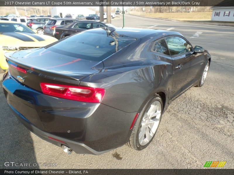 Nightfall Gray Metallic / 50th Anniversary Jet Black/Dark Gray 2017 Chevrolet Camaro LT Coupe 50th Anniversary