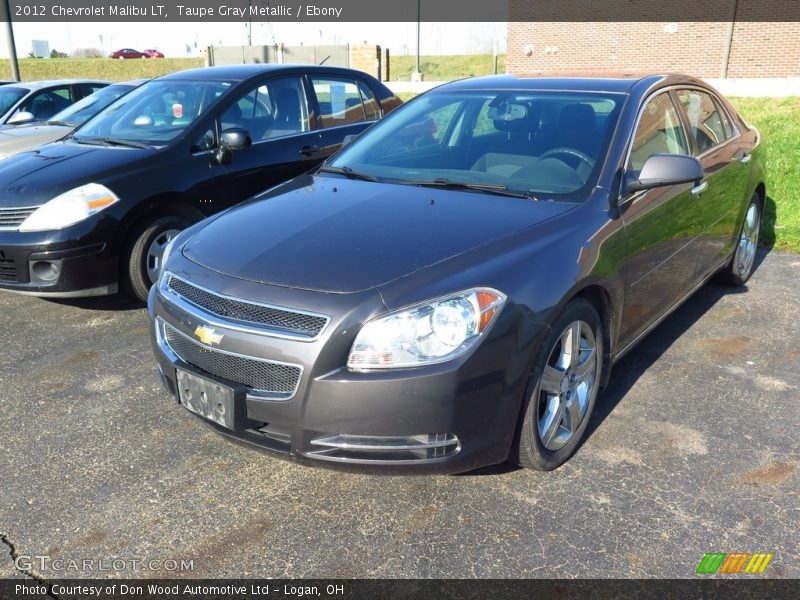 Taupe Gray Metallic / Ebony 2012 Chevrolet Malibu LT