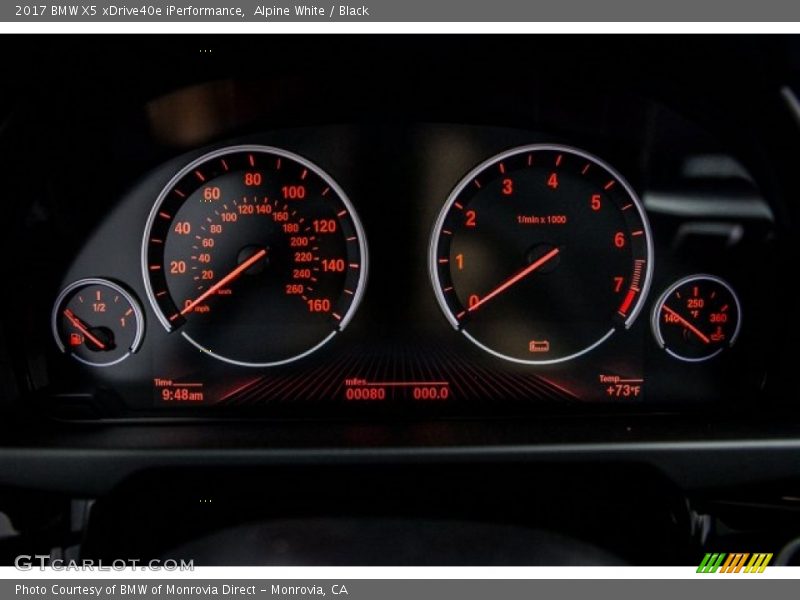 Alpine White / Black 2017 BMW X5 xDrive40e iPerformance