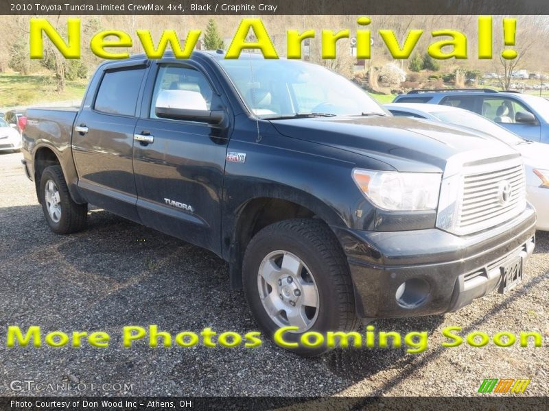 Black / Graphite Gray 2010 Toyota Tundra Limited CrewMax 4x4