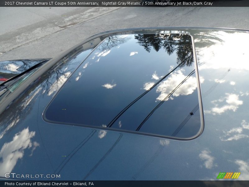 Nightfall Gray Metallic / 50th Anniversary Jet Black/Dark Gray 2017 Chevrolet Camaro LT Coupe 50th Anniversary
