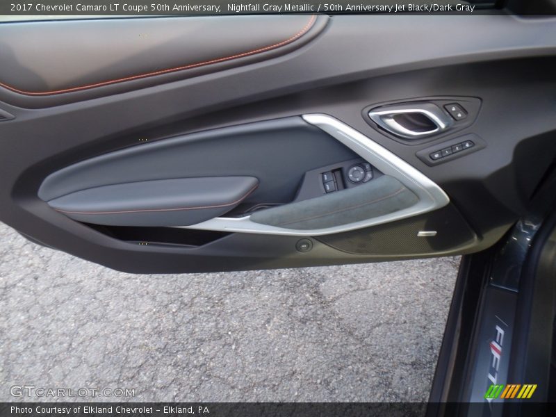 Nightfall Gray Metallic / 50th Anniversary Jet Black/Dark Gray 2017 Chevrolet Camaro LT Coupe 50th Anniversary