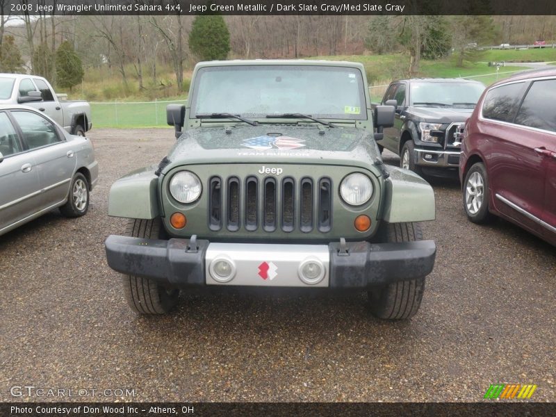 Jeep Green Metallic / Dark Slate Gray/Med Slate Gray 2008 Jeep Wrangler Unlimited Sahara 4x4