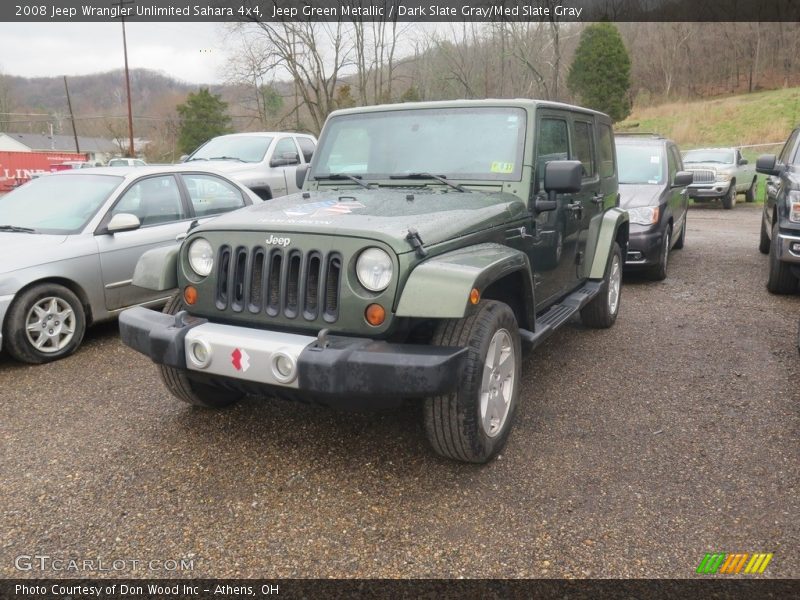 Jeep Green Metallic / Dark Slate Gray/Med Slate Gray 2008 Jeep Wrangler Unlimited Sahara 4x4