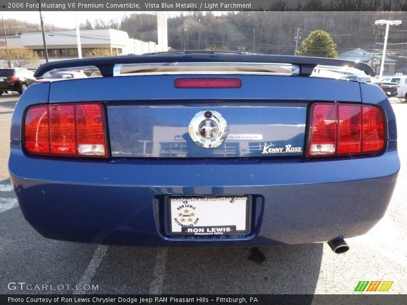 Vista Blue Metallic / Light Parchment 2006 Ford Mustang V6 Premium Convertible
