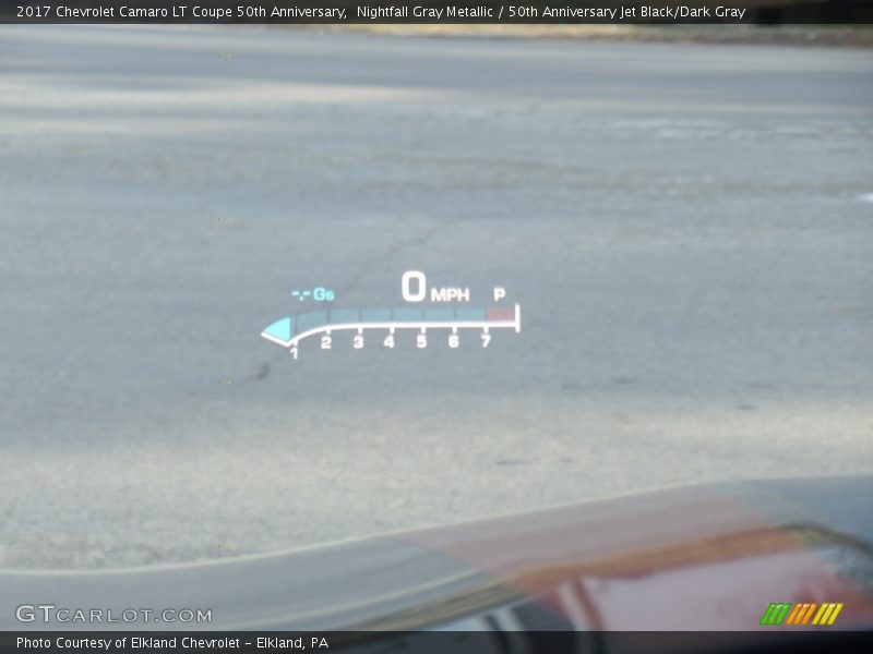 Nightfall Gray Metallic / 50th Anniversary Jet Black/Dark Gray 2017 Chevrolet Camaro LT Coupe 50th Anniversary