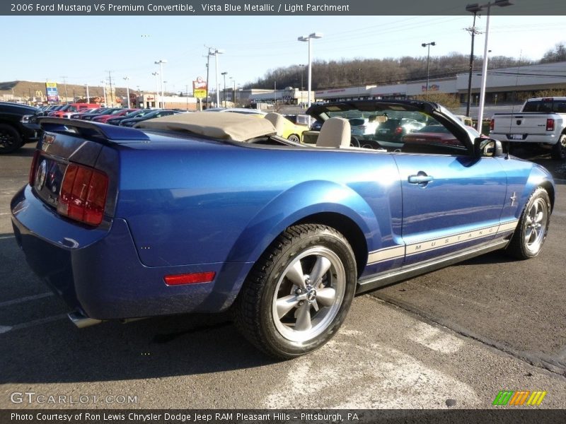 Vista Blue Metallic / Light Parchment 2006 Ford Mustang V6 Premium Convertible