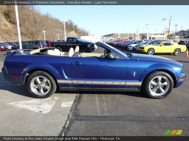 Vista Blue Metallic / Light Parchment 2006 Ford Mustang V6 Premium Convertible