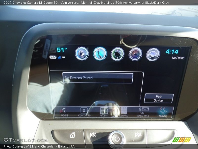 Nightfall Gray Metallic / 50th Anniversary Jet Black/Dark Gray 2017 Chevrolet Camaro LT Coupe 50th Anniversary