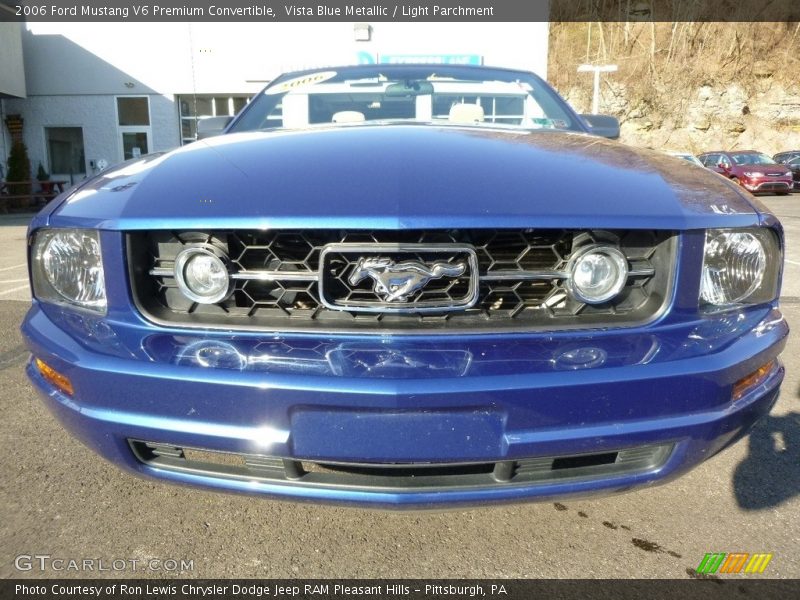 Vista Blue Metallic / Light Parchment 2006 Ford Mustang V6 Premium Convertible