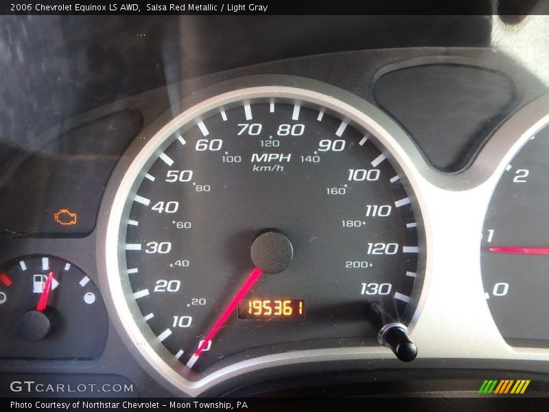 Salsa Red Metallic / Light Gray 2006 Chevrolet Equinox LS AWD