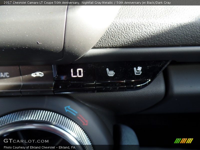 Nightfall Gray Metallic / 50th Anniversary Jet Black/Dark Gray 2017 Chevrolet Camaro LT Coupe 50th Anniversary