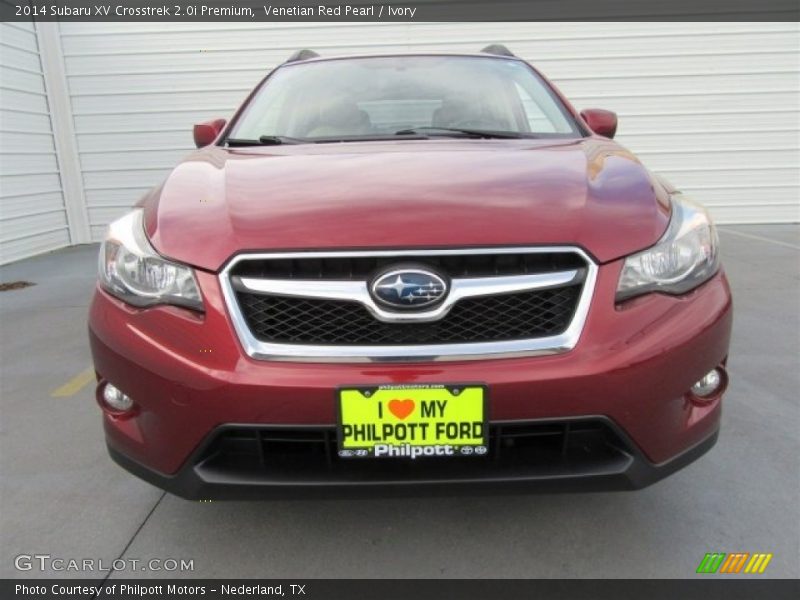 Venetian Red Pearl / Ivory 2014 Subaru XV Crosstrek 2.0i Premium