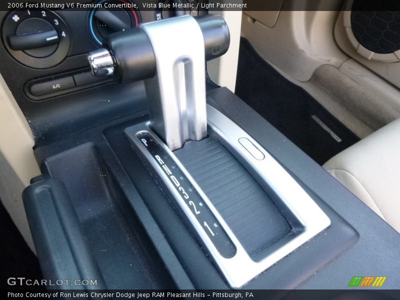 Vista Blue Metallic / Light Parchment 2006 Ford Mustang V6 Premium Convertible