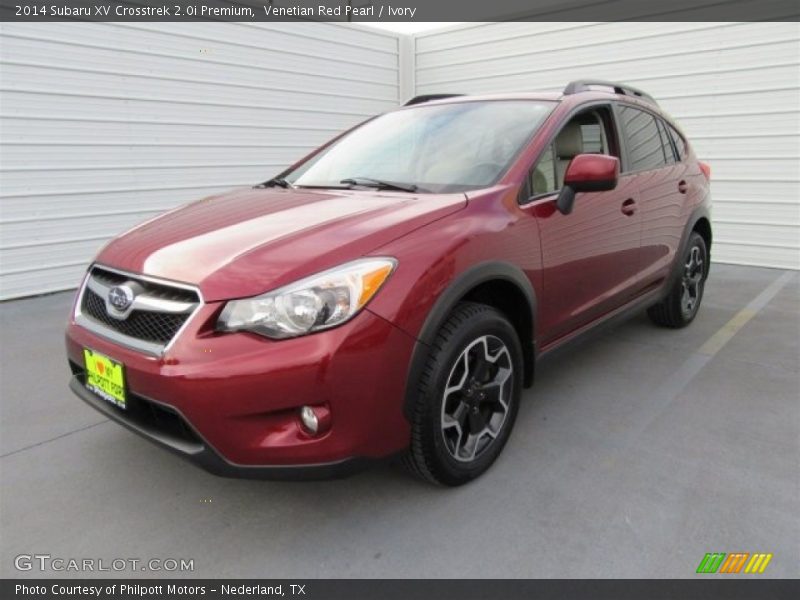Venetian Red Pearl / Ivory 2014 Subaru XV Crosstrek 2.0i Premium