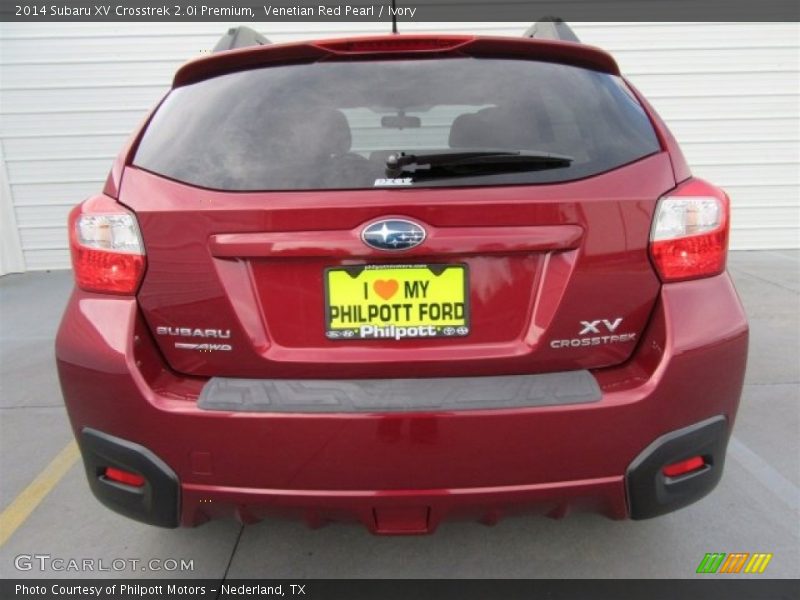 Venetian Red Pearl / Ivory 2014 Subaru XV Crosstrek 2.0i Premium
