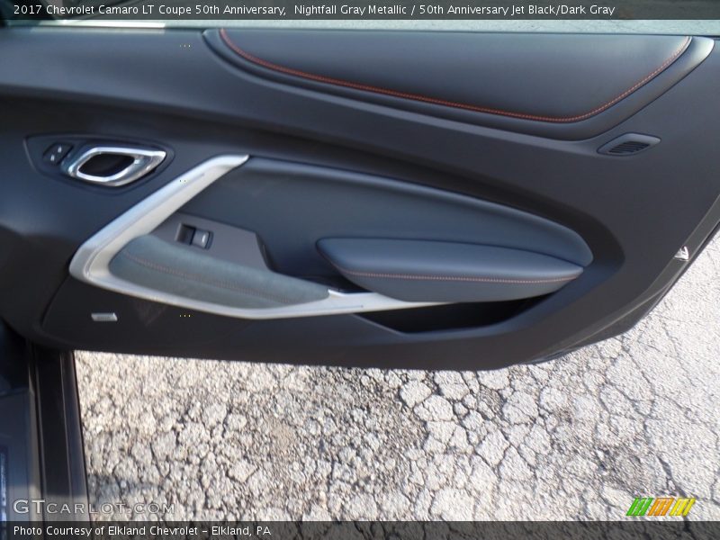 Nightfall Gray Metallic / 50th Anniversary Jet Black/Dark Gray 2017 Chevrolet Camaro LT Coupe 50th Anniversary
