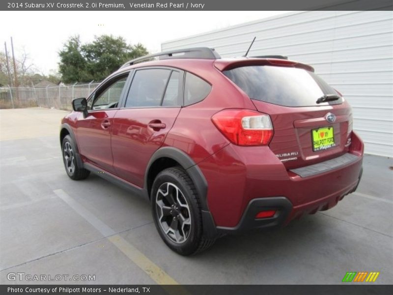 Venetian Red Pearl / Ivory 2014 Subaru XV Crosstrek 2.0i Premium