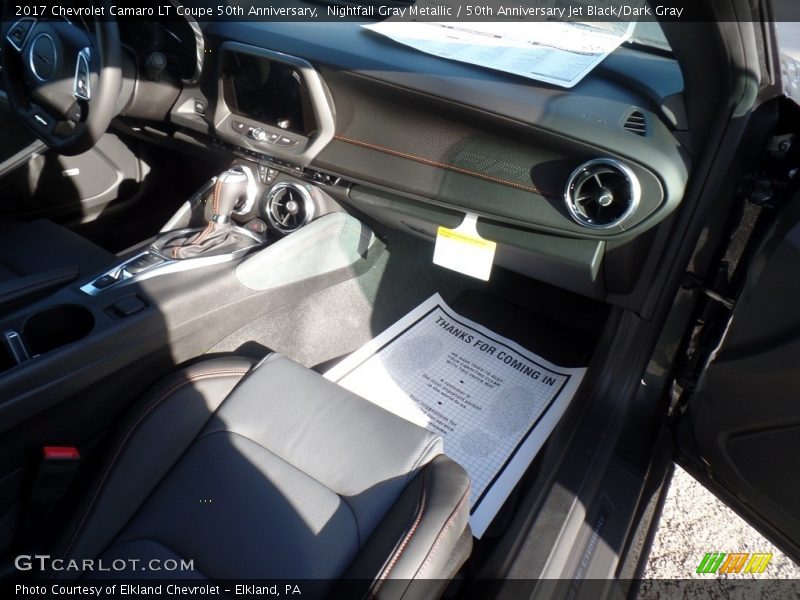 Nightfall Gray Metallic / 50th Anniversary Jet Black/Dark Gray 2017 Chevrolet Camaro LT Coupe 50th Anniversary