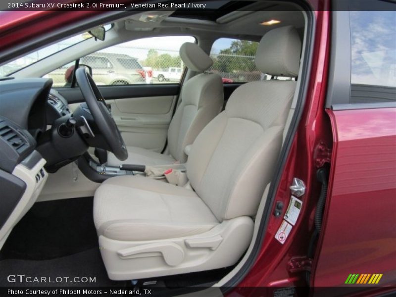 Venetian Red Pearl / Ivory 2014 Subaru XV Crosstrek 2.0i Premium