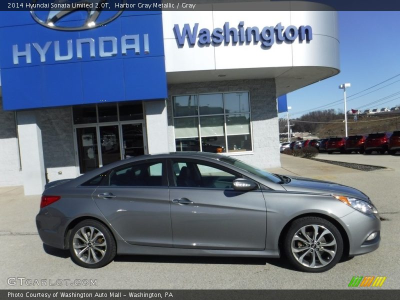 Harbor Gray Metallic / Gray 2014 Hyundai Sonata Limited 2.0T