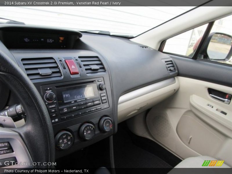 Venetian Red Pearl / Ivory 2014 Subaru XV Crosstrek 2.0i Premium