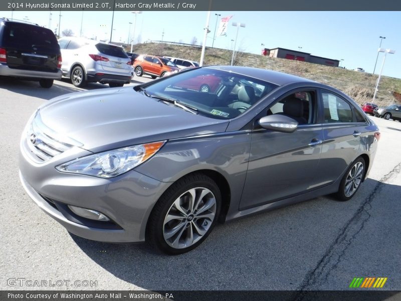 Harbor Gray Metallic / Gray 2014 Hyundai Sonata Limited 2.0T