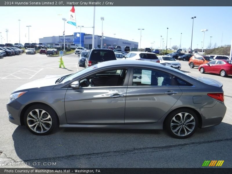Harbor Gray Metallic / Gray 2014 Hyundai Sonata Limited 2.0T