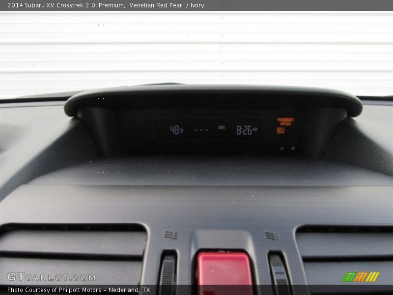 Venetian Red Pearl / Ivory 2014 Subaru XV Crosstrek 2.0i Premium