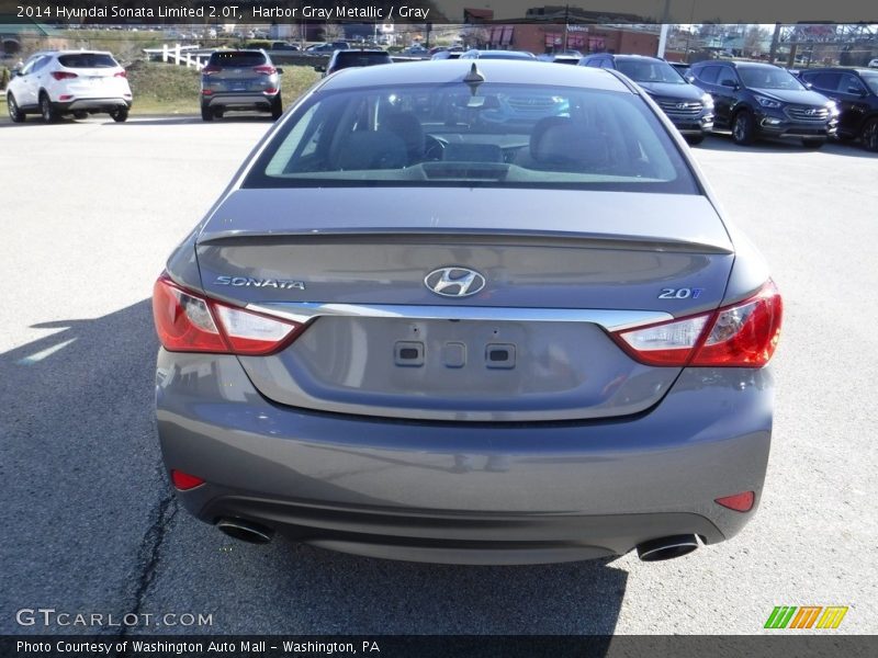Harbor Gray Metallic / Gray 2014 Hyundai Sonata Limited 2.0T