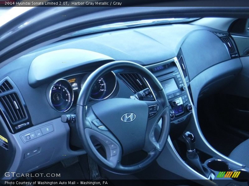 Harbor Gray Metallic / Gray 2014 Hyundai Sonata Limited 2.0T