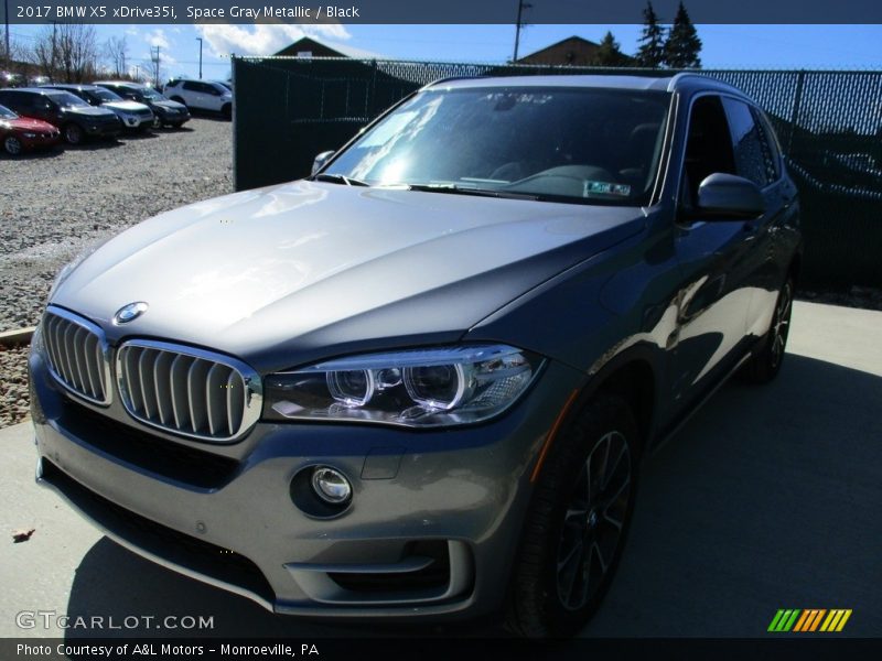 Space Gray Metallic / Black 2017 BMW X5 xDrive35i