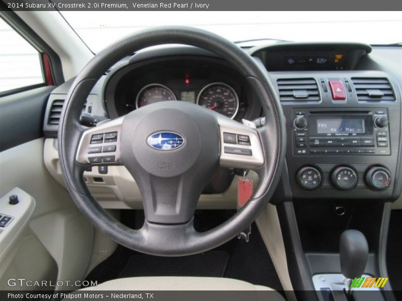 Venetian Red Pearl / Ivory 2014 Subaru XV Crosstrek 2.0i Premium
