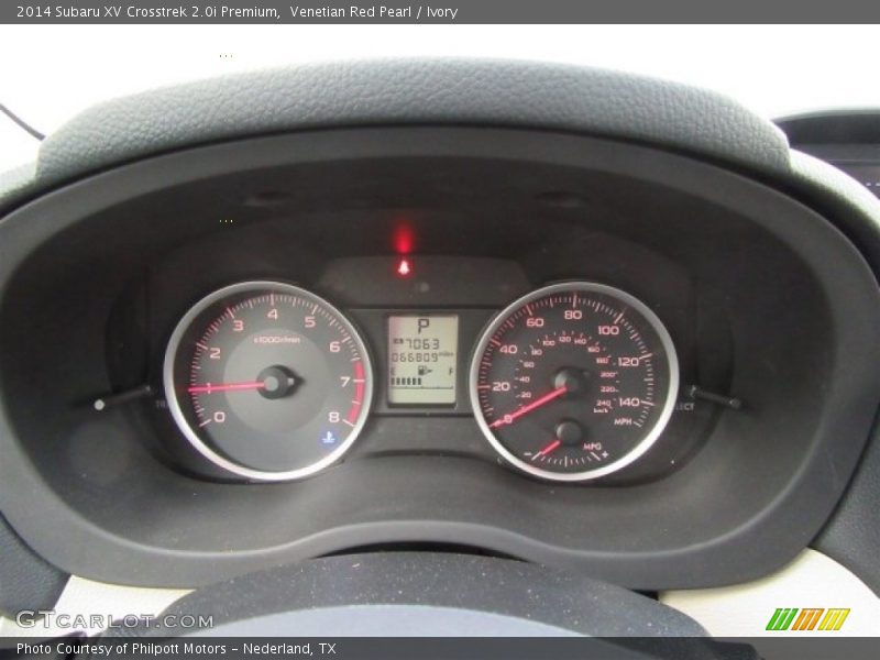 Venetian Red Pearl / Ivory 2014 Subaru XV Crosstrek 2.0i Premium