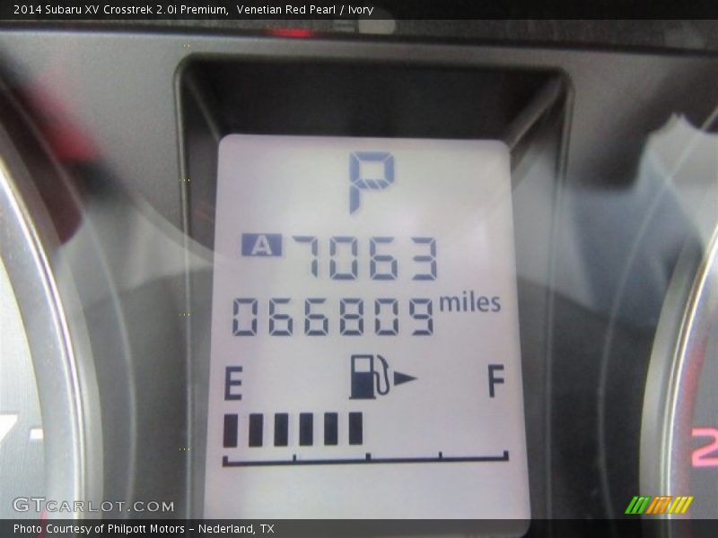 Venetian Red Pearl / Ivory 2014 Subaru XV Crosstrek 2.0i Premium