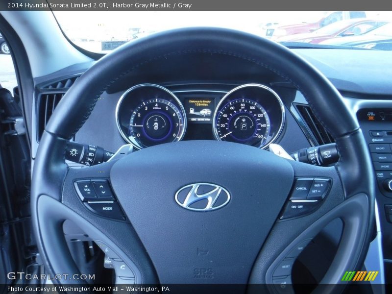 Harbor Gray Metallic / Gray 2014 Hyundai Sonata Limited 2.0T