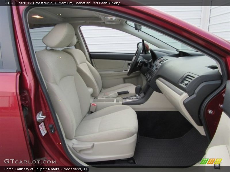 Venetian Red Pearl / Ivory 2014 Subaru XV Crosstrek 2.0i Premium