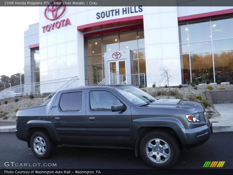 Billet Silver Metallic / Gray 2008 Honda Ridgeline RTL