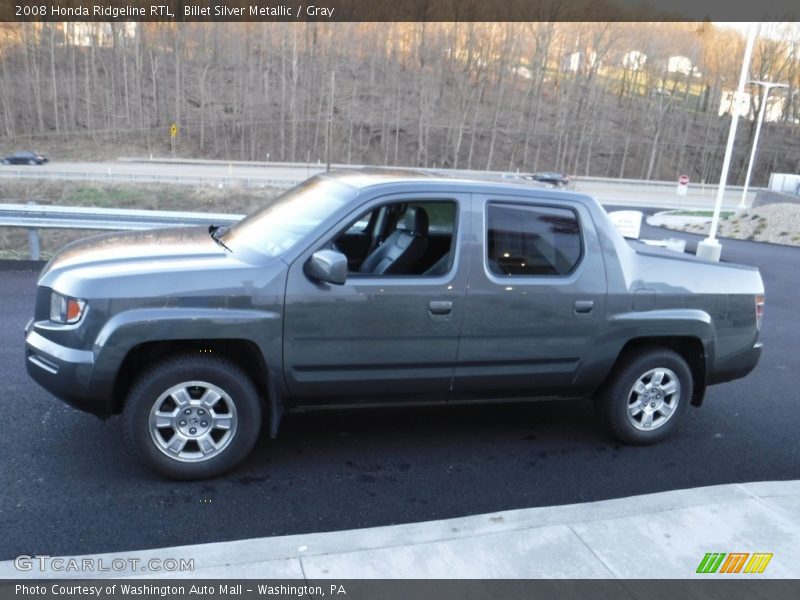 Billet Silver Metallic / Gray 2008 Honda Ridgeline RTL