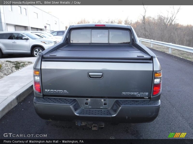 Billet Silver Metallic / Gray 2008 Honda Ridgeline RTL