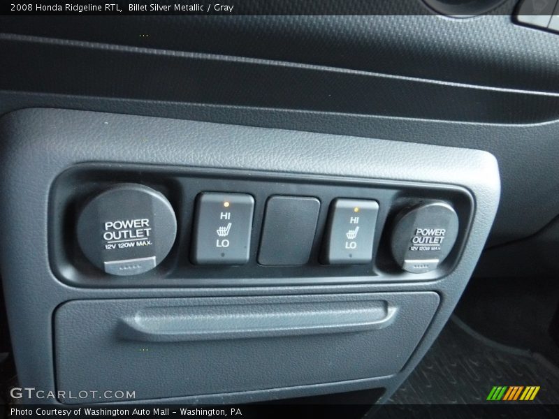 Billet Silver Metallic / Gray 2008 Honda Ridgeline RTL